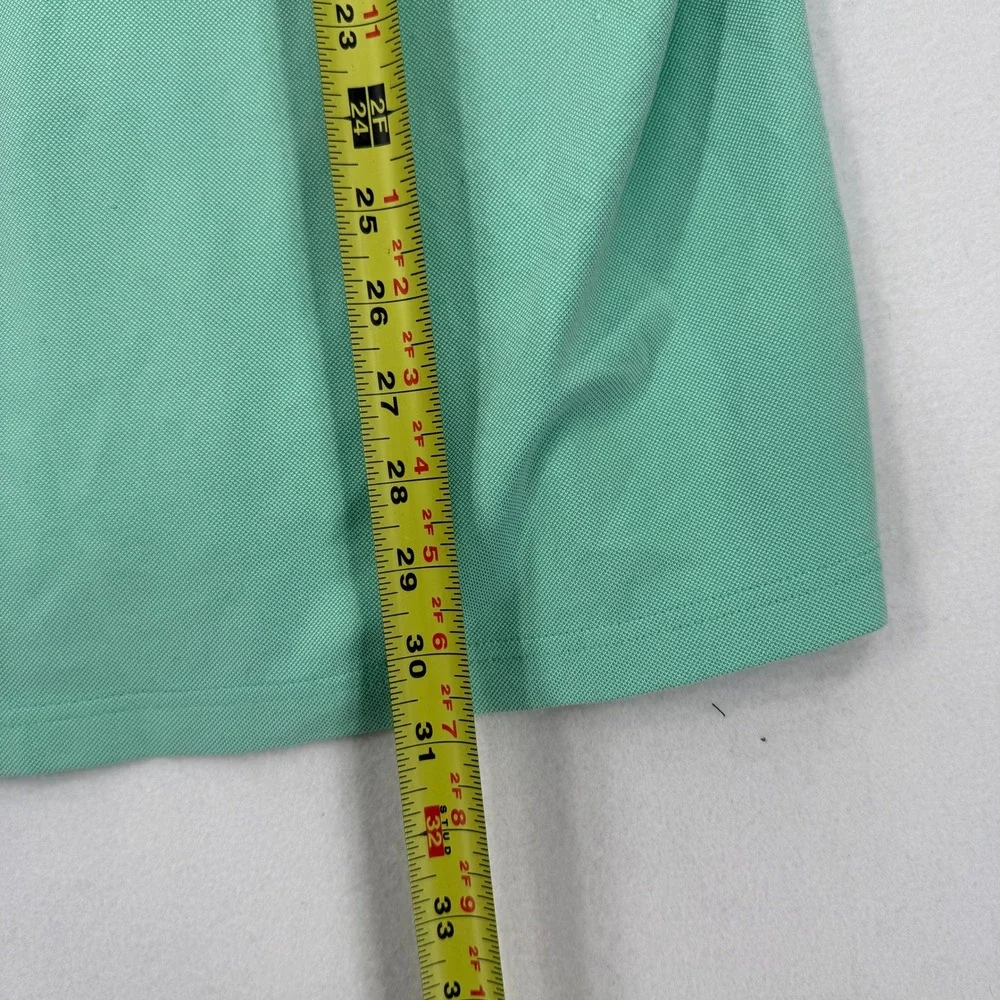 Adidas Polo Shirt‎ Mens Large Green ClimaCool Golf Short Sleeve Stretch B87734